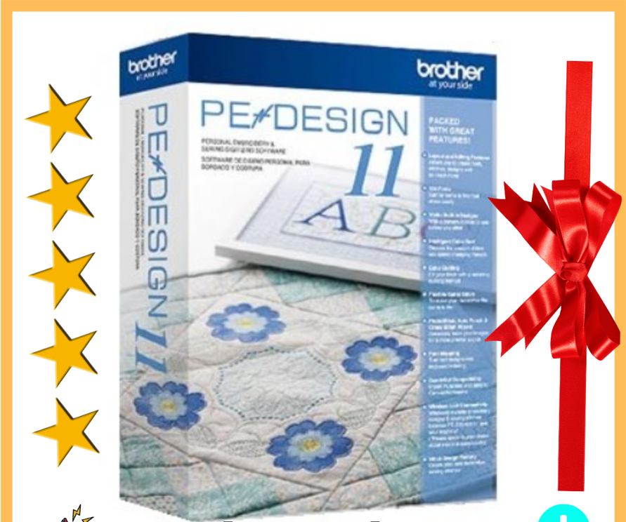 ⭐ Brother PE Design 11 Digitizing Sew Embroidery Lifetime Activation Full Version For Windows ⭐