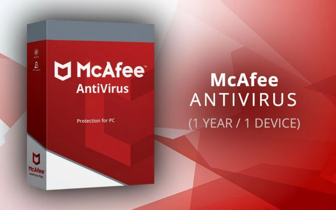 ⭐ McAfee AntiVirus (1 YEAR / 1 DEVICE) ⭐