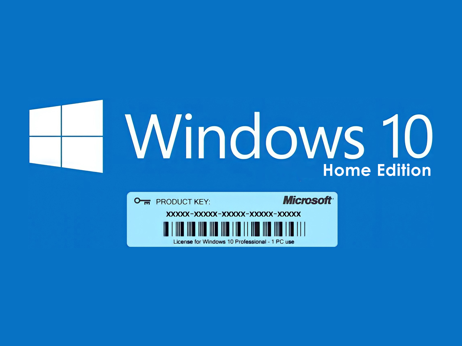 Microsoft Windows 10 Home Edition 32/64 Bit License Key