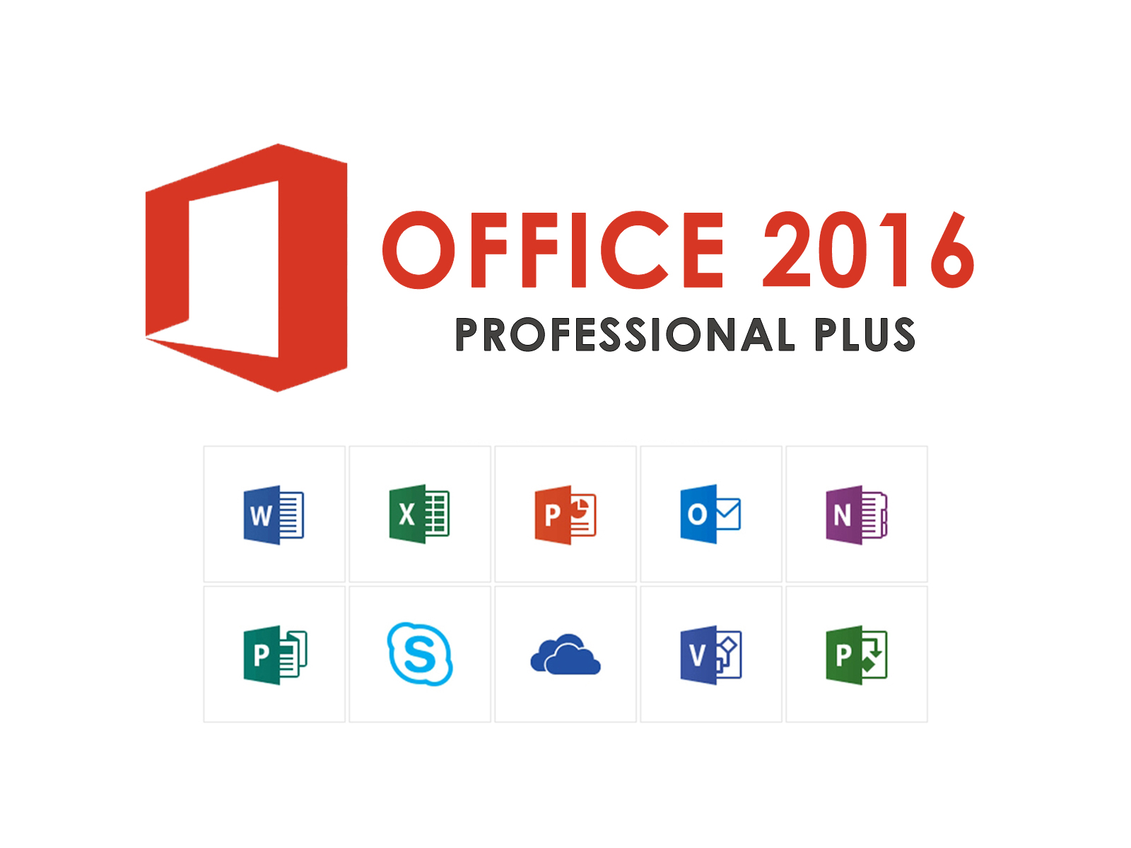Microsoft Office 2016 Professional Plus License Key
