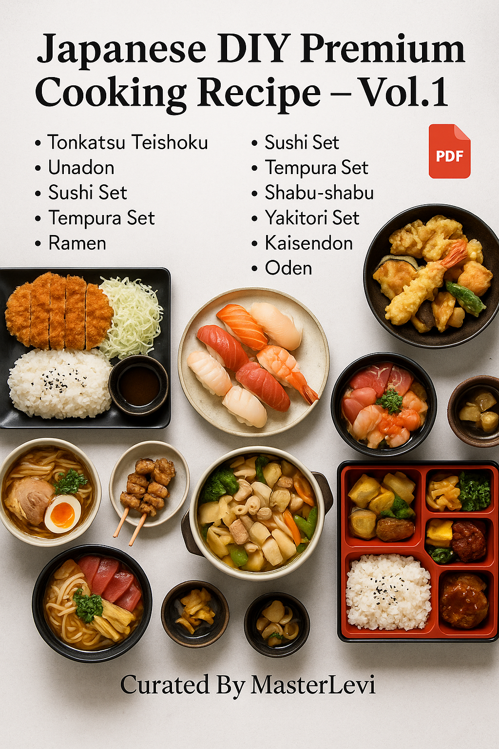 Japanese DIY Premium Cooking Recipe – Vol.1