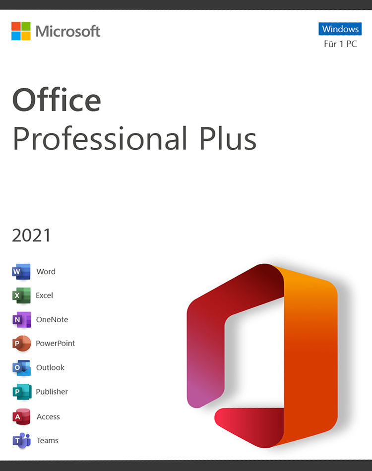 [Retail] Office 2021 Pro Plus 1key for 2PCs