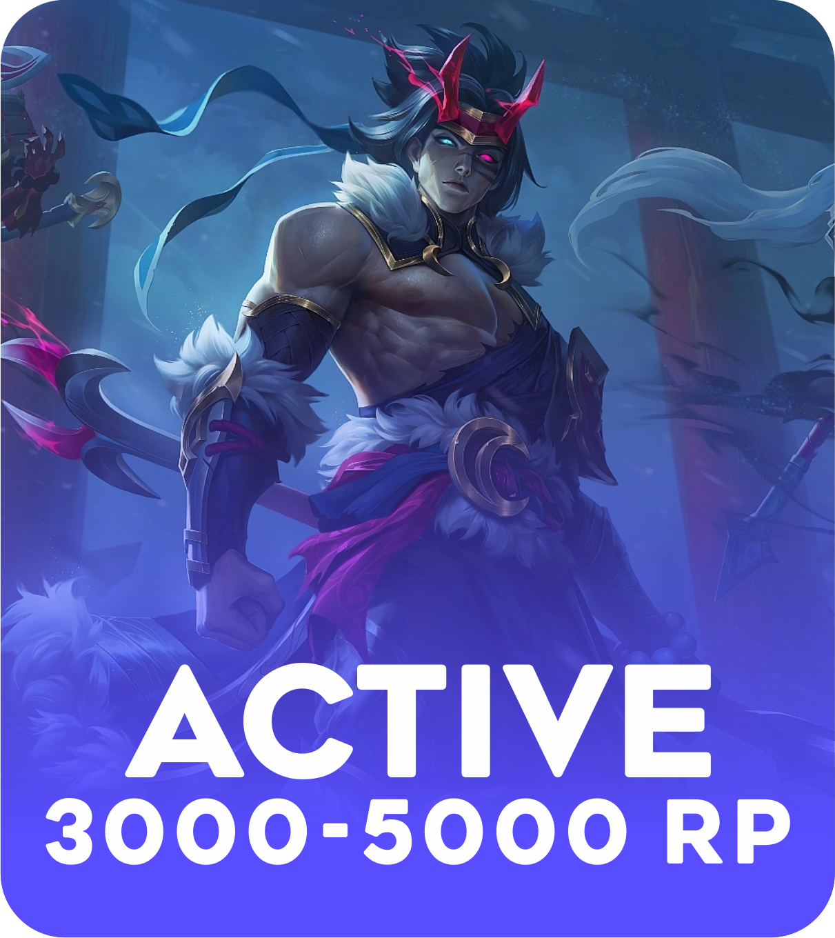 Active 3000-4000 RP Account 