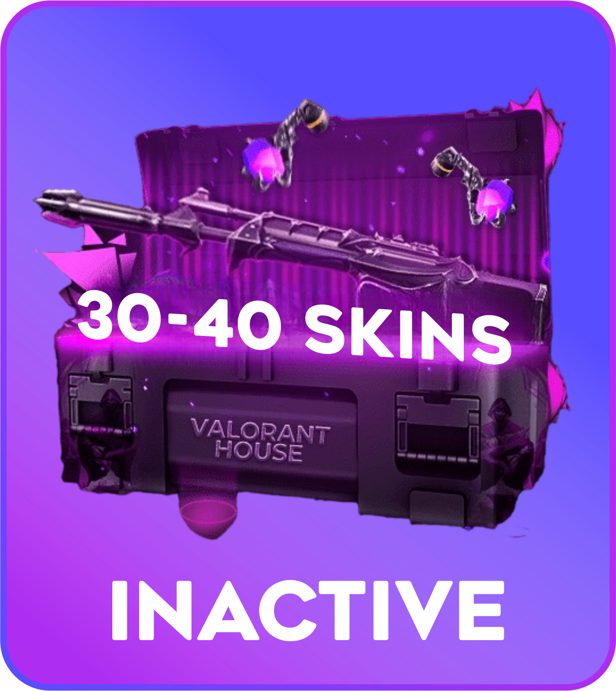 Inactive 30-40 skins Valorant Account 