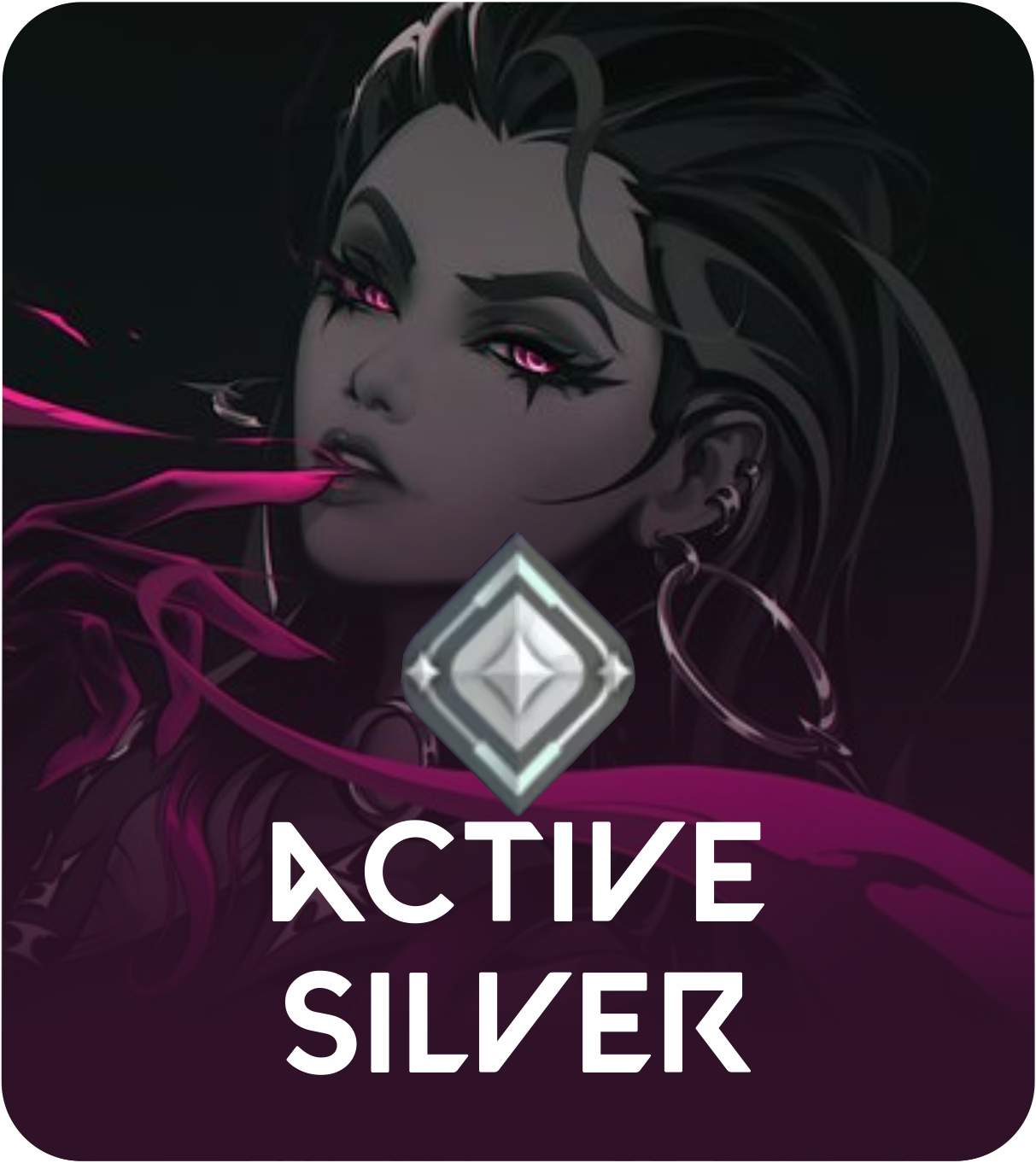 Active Silver  Valorant 