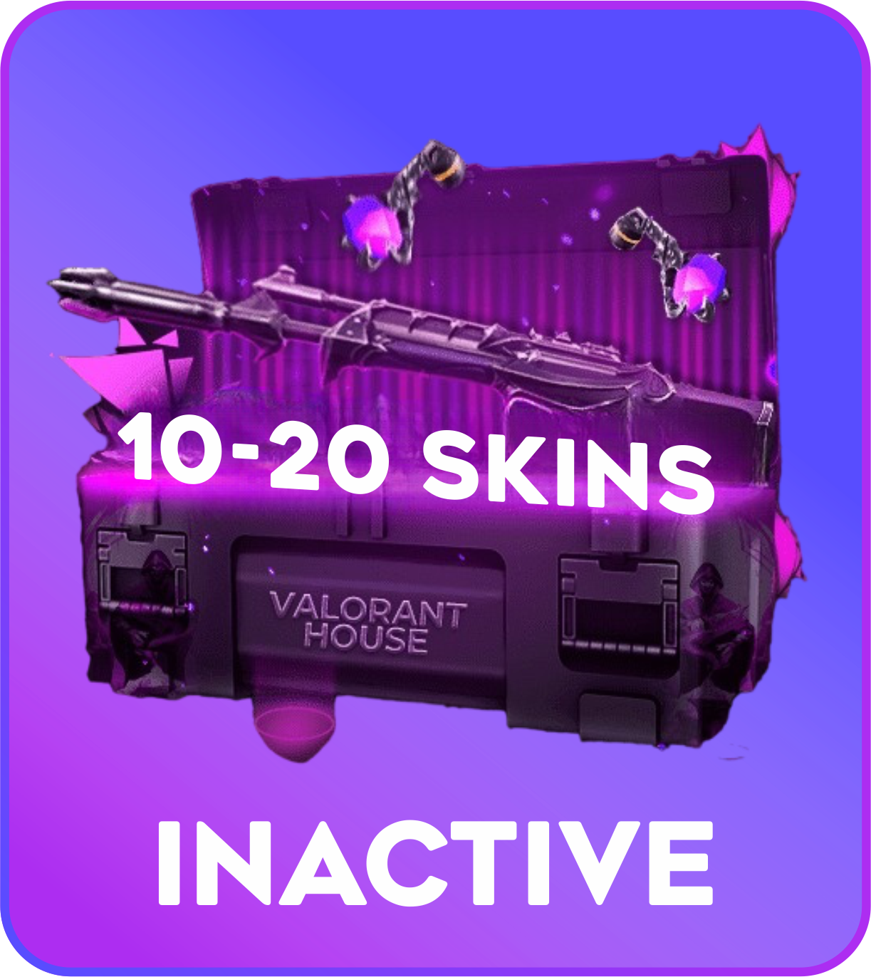 Inactive 10-20 skins Valorant Account