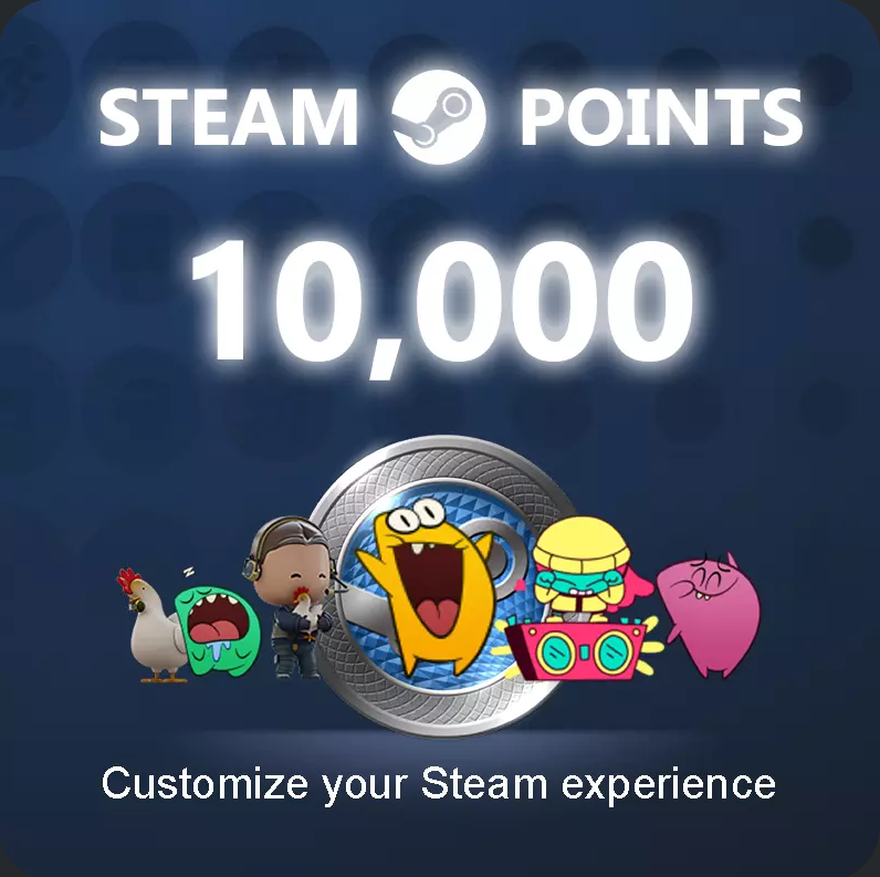10,000 Steam Points