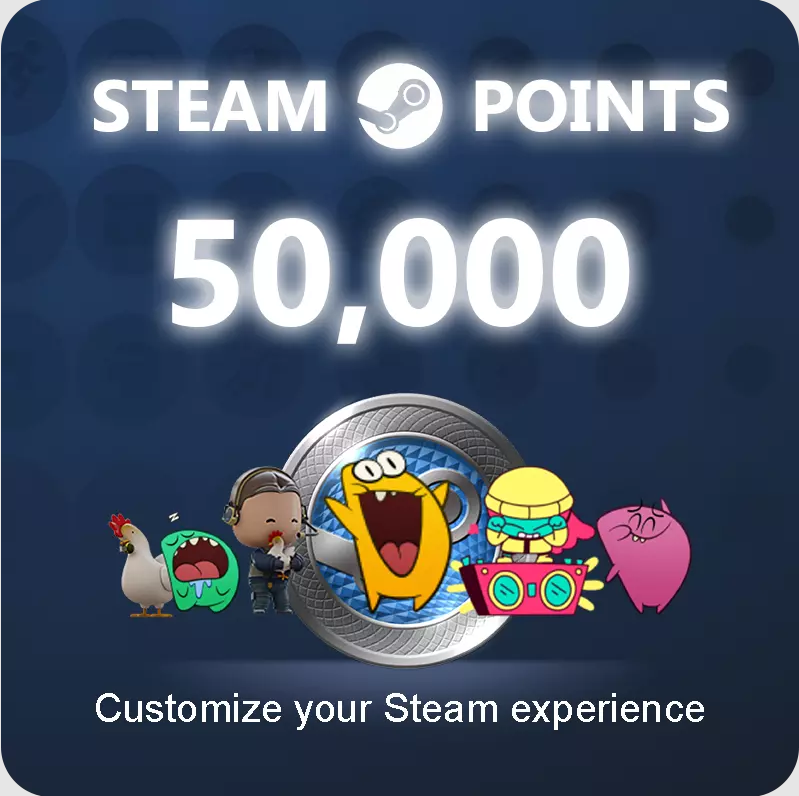 50,000 Steam Points