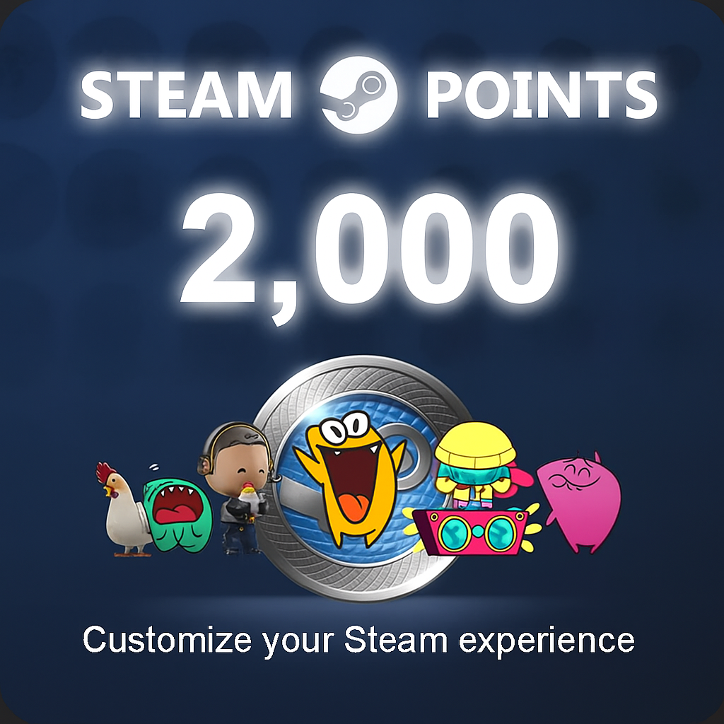 2,000 Steam Points