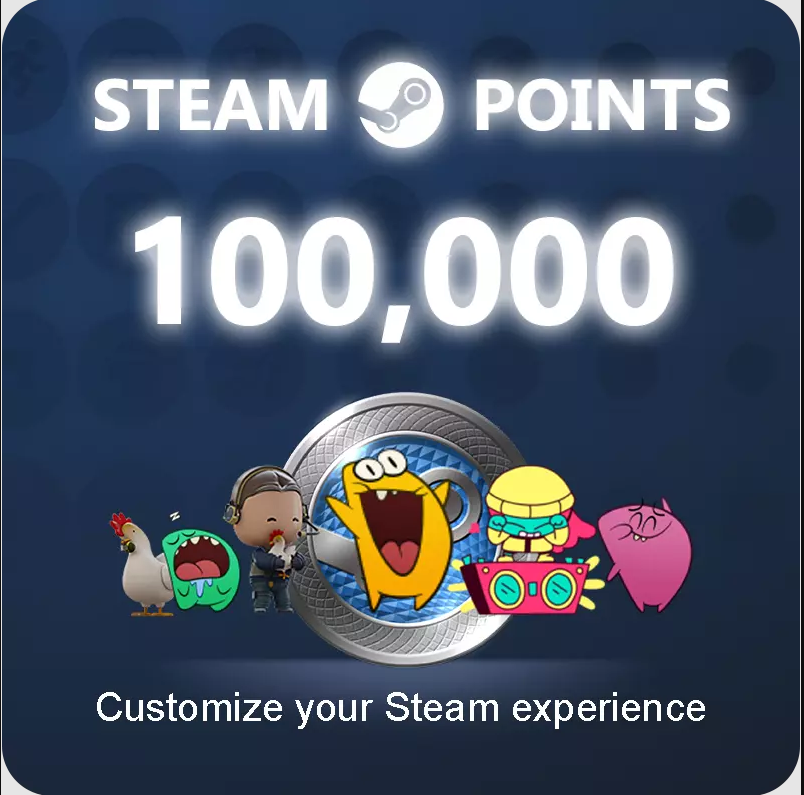 100,000 Steam Points