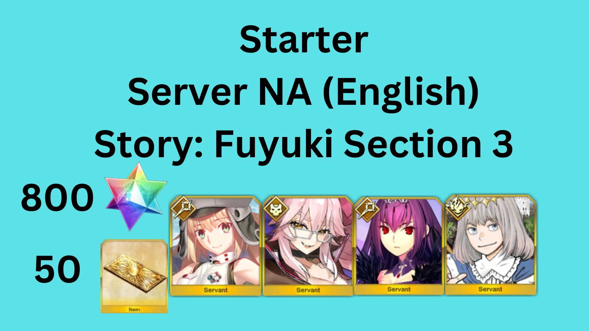 [NA] Starter RGBO Support 800 SQ + 50 Tickets