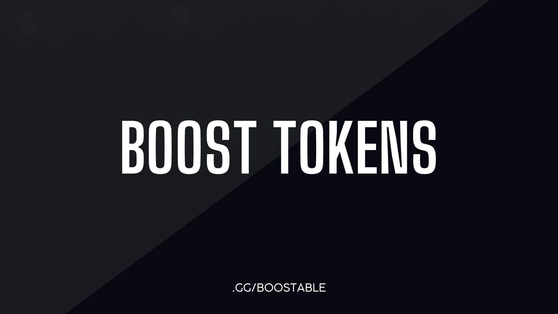 Server Boost Tokens