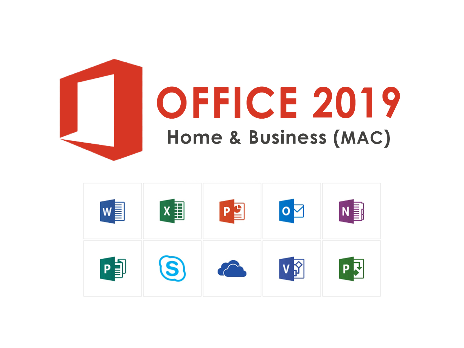 Microsoft Office 2019 Home & Business License Key (For MAC)