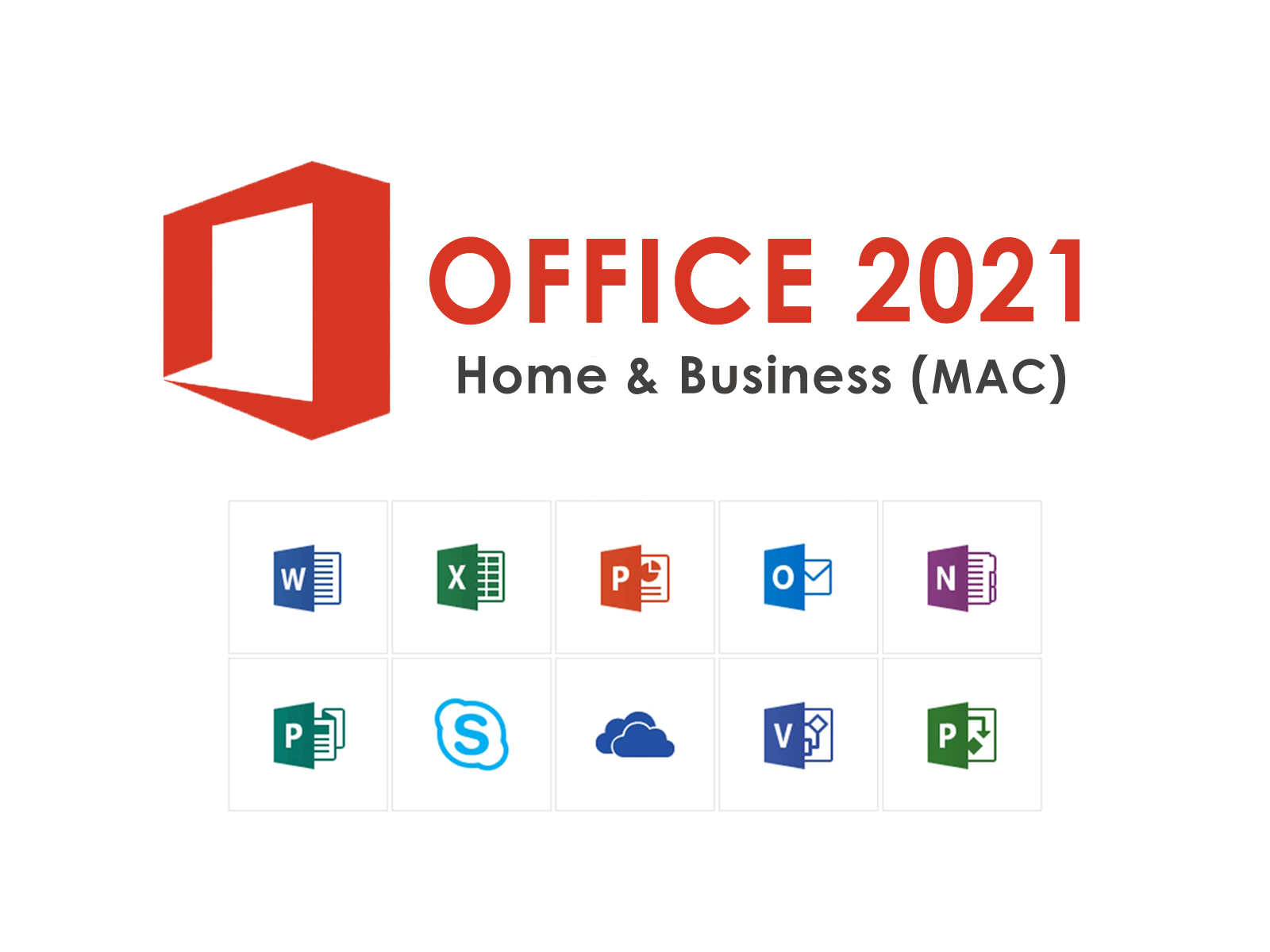 Microsoft Office 2021 Home & Business License Key (For MAC)