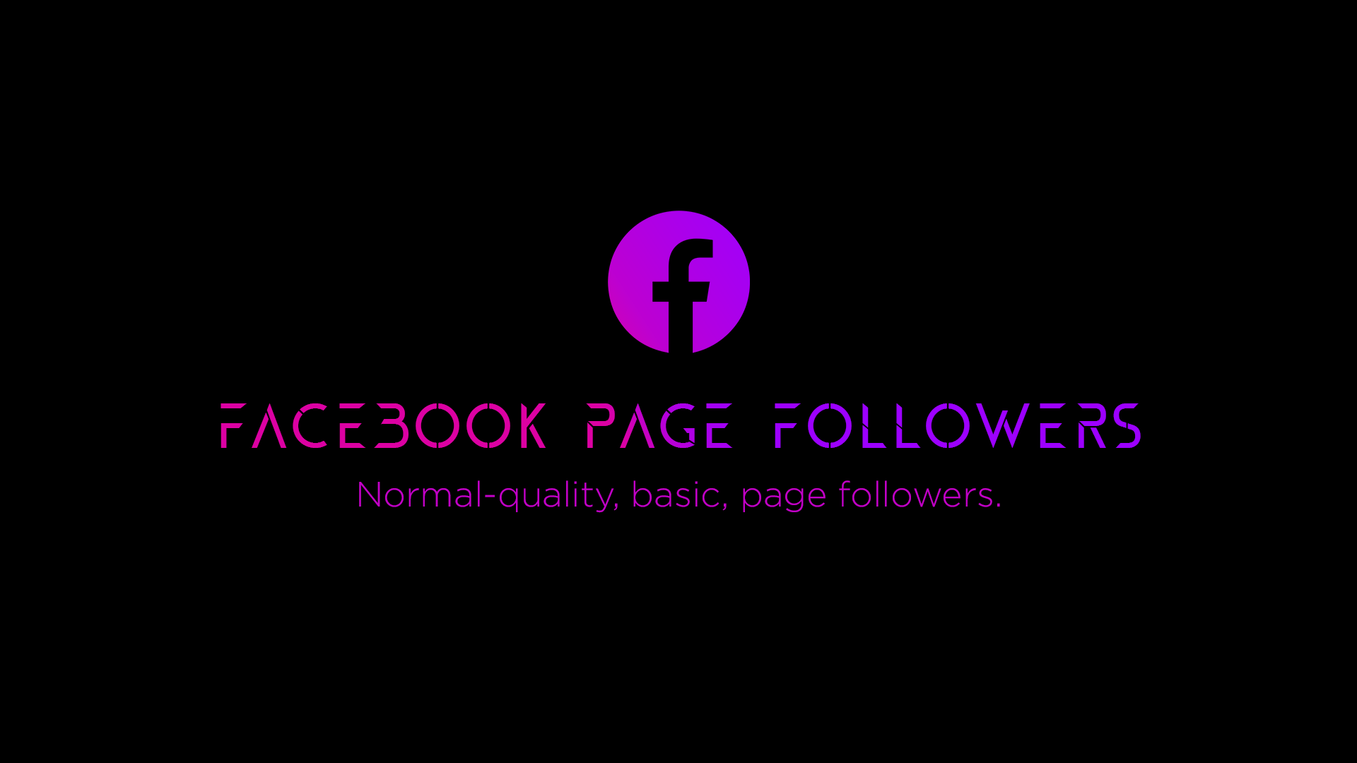 🧒 Facebook Profile followers