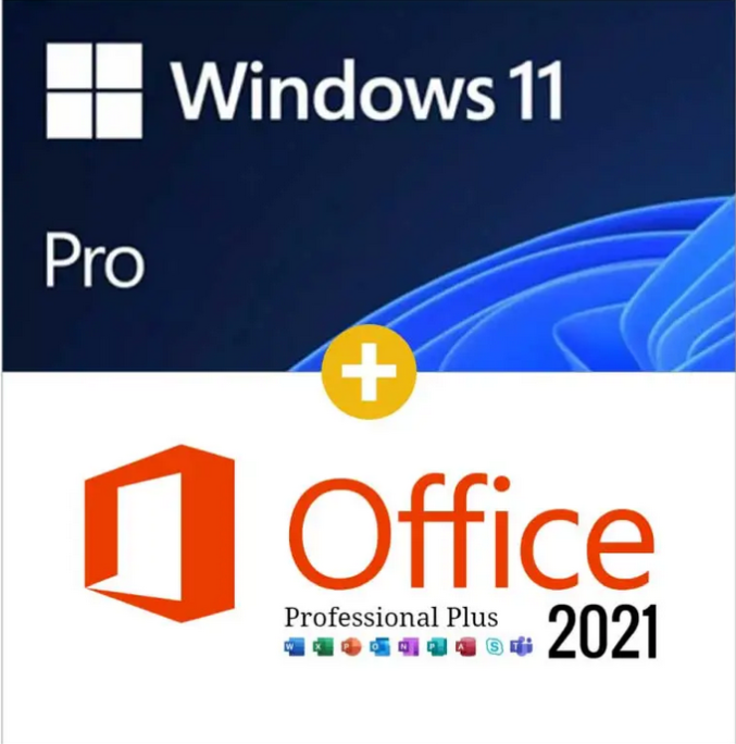 Windows 11 Pro + Office Professional Plus 2021