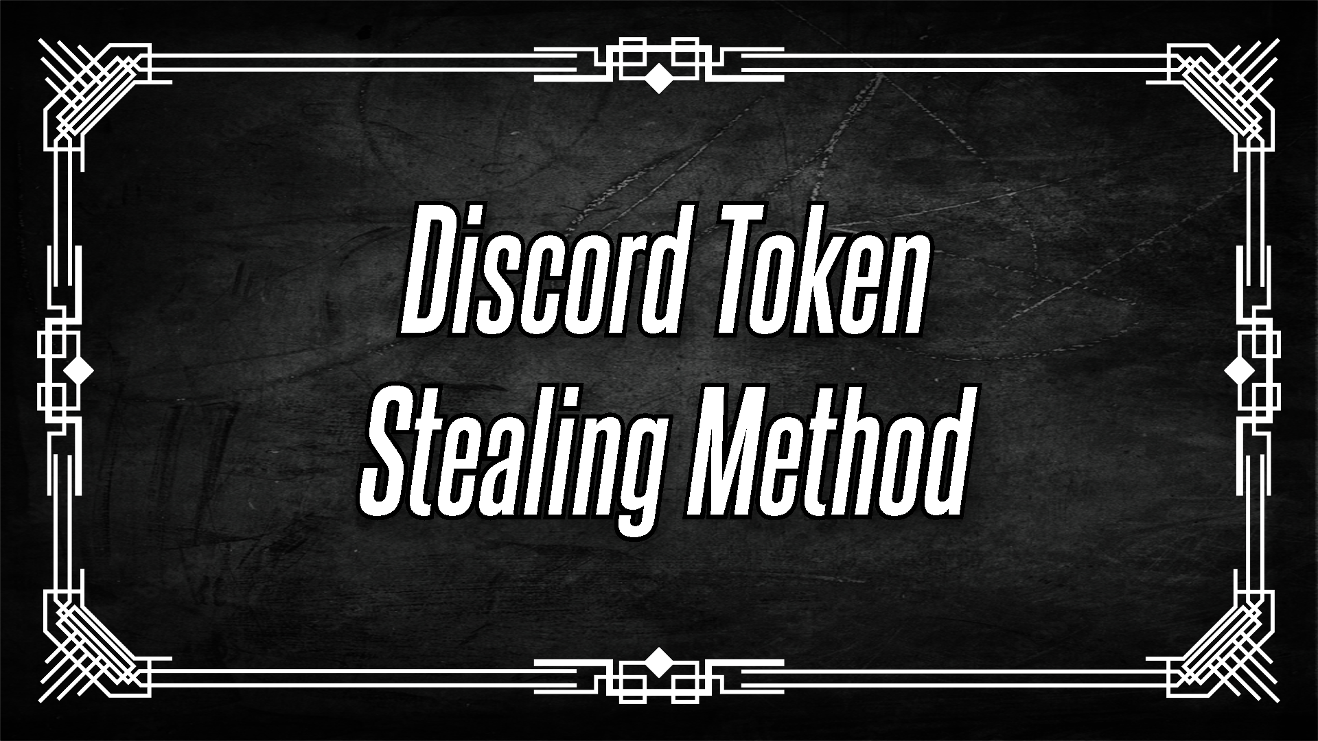 Discord Token Grabbing Method