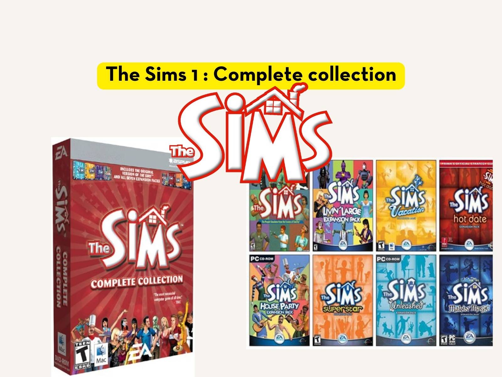 The sims 1 - Complete collection