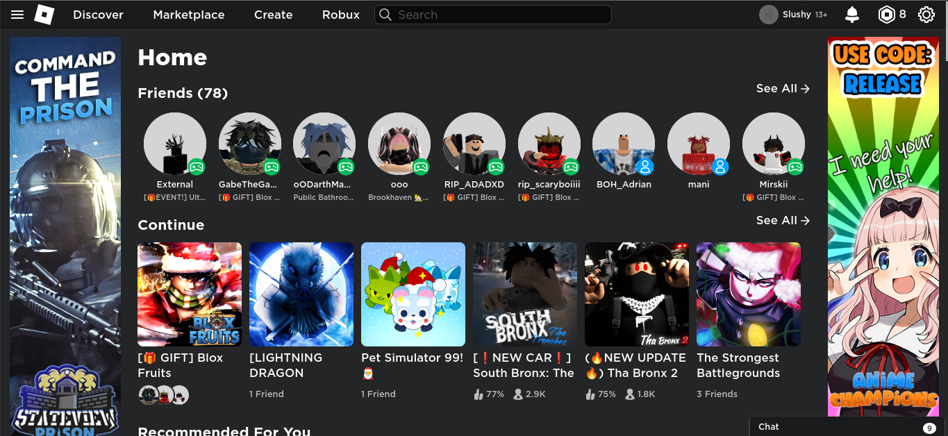 Stacked Roblox account