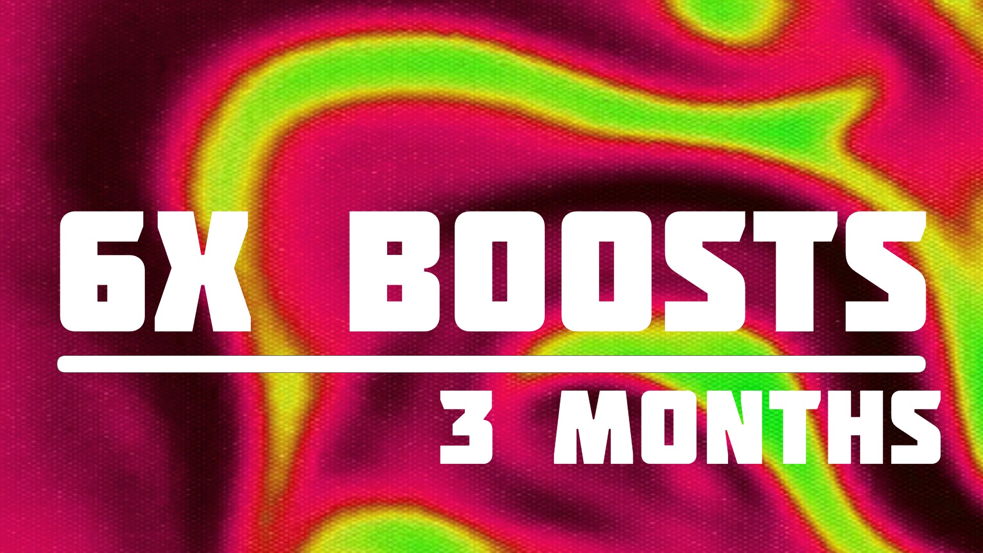 6 Server Boosts [3 months] [Sale]