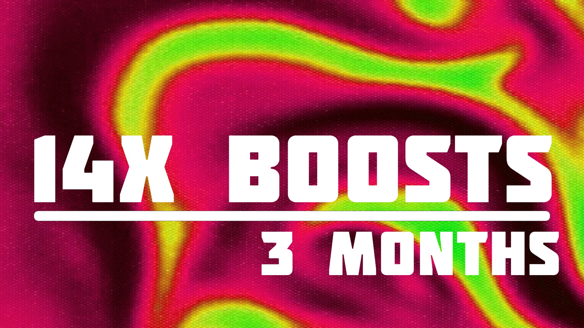 14 Server Boosts [3 months] [Sale]