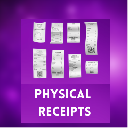 Physical Receipts 