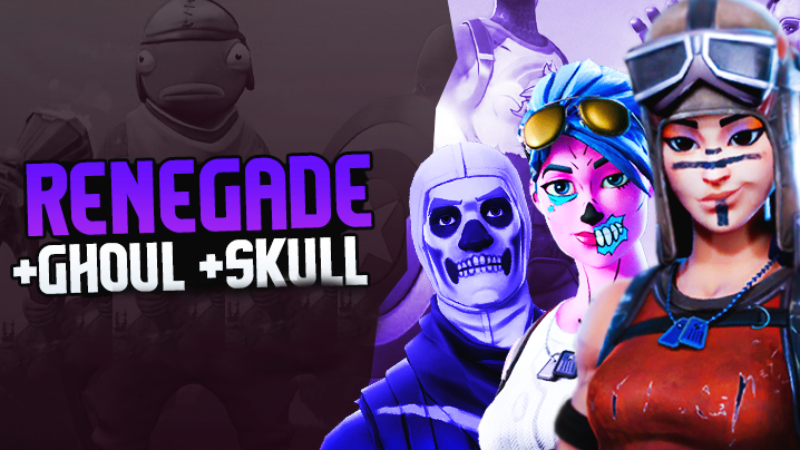 Renegade Raider + OG Skull Trooper + Ghoul Trooper