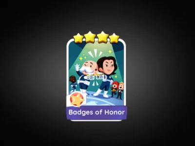 Badges of Honor  - Monopoly Go Card⚡️ RUSH🔥- SET 8