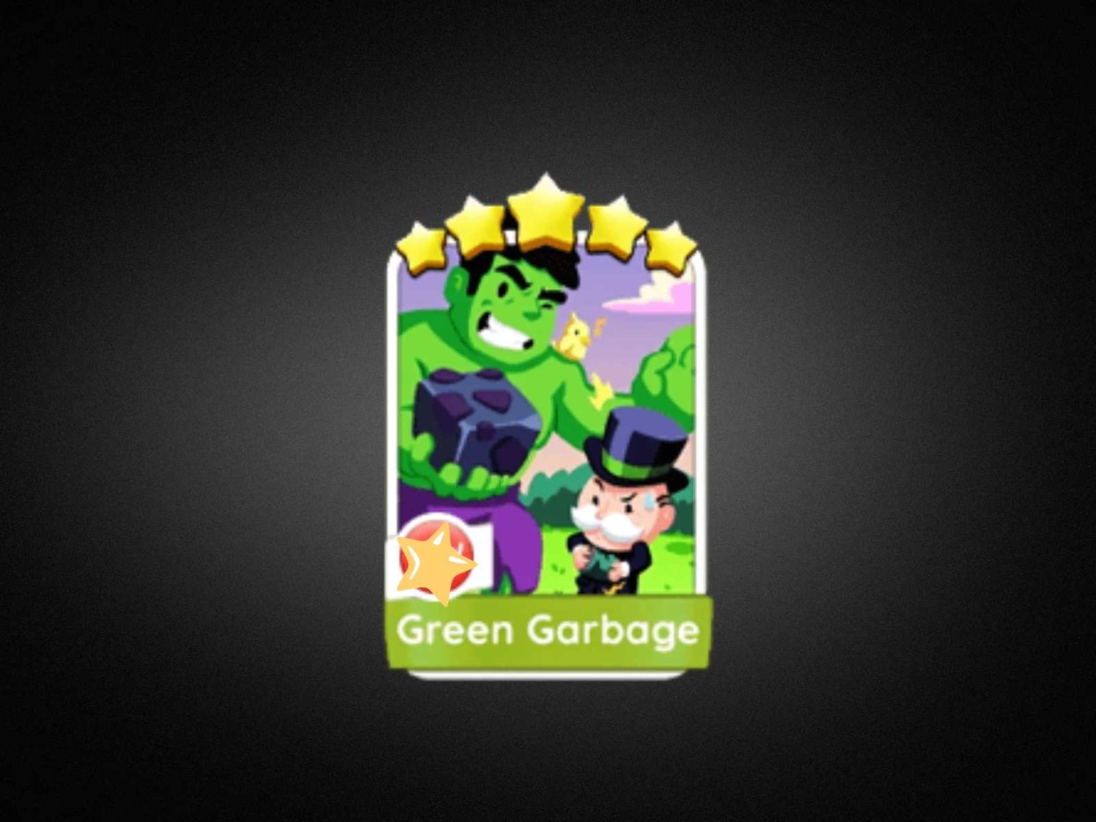 Green Garbage  - Monopoly Go Sticker ⚡️ FAST DELIVERY🔥- SET 15