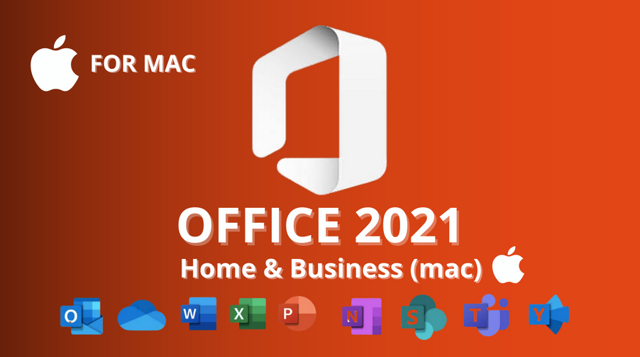  Microsoft Office 2021 Home & Business License Key (For MAC)