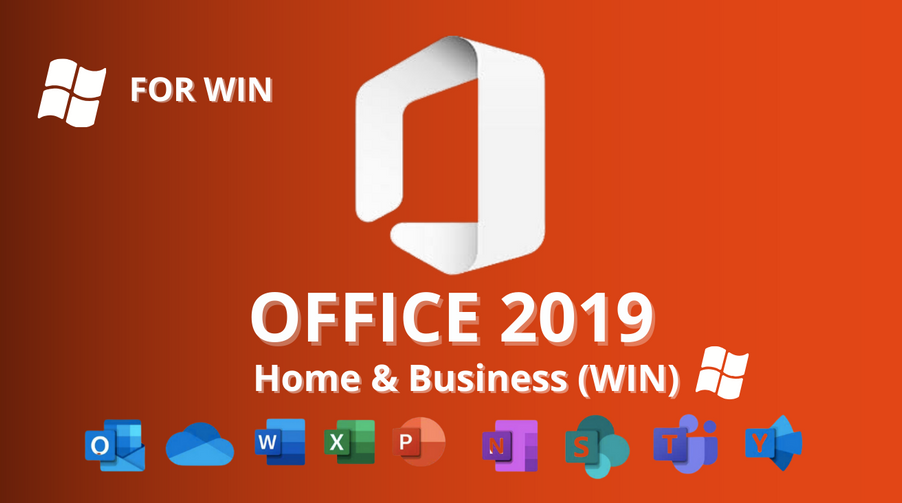 Microsoft Office 2019 Home & Business License Key (For WIN)