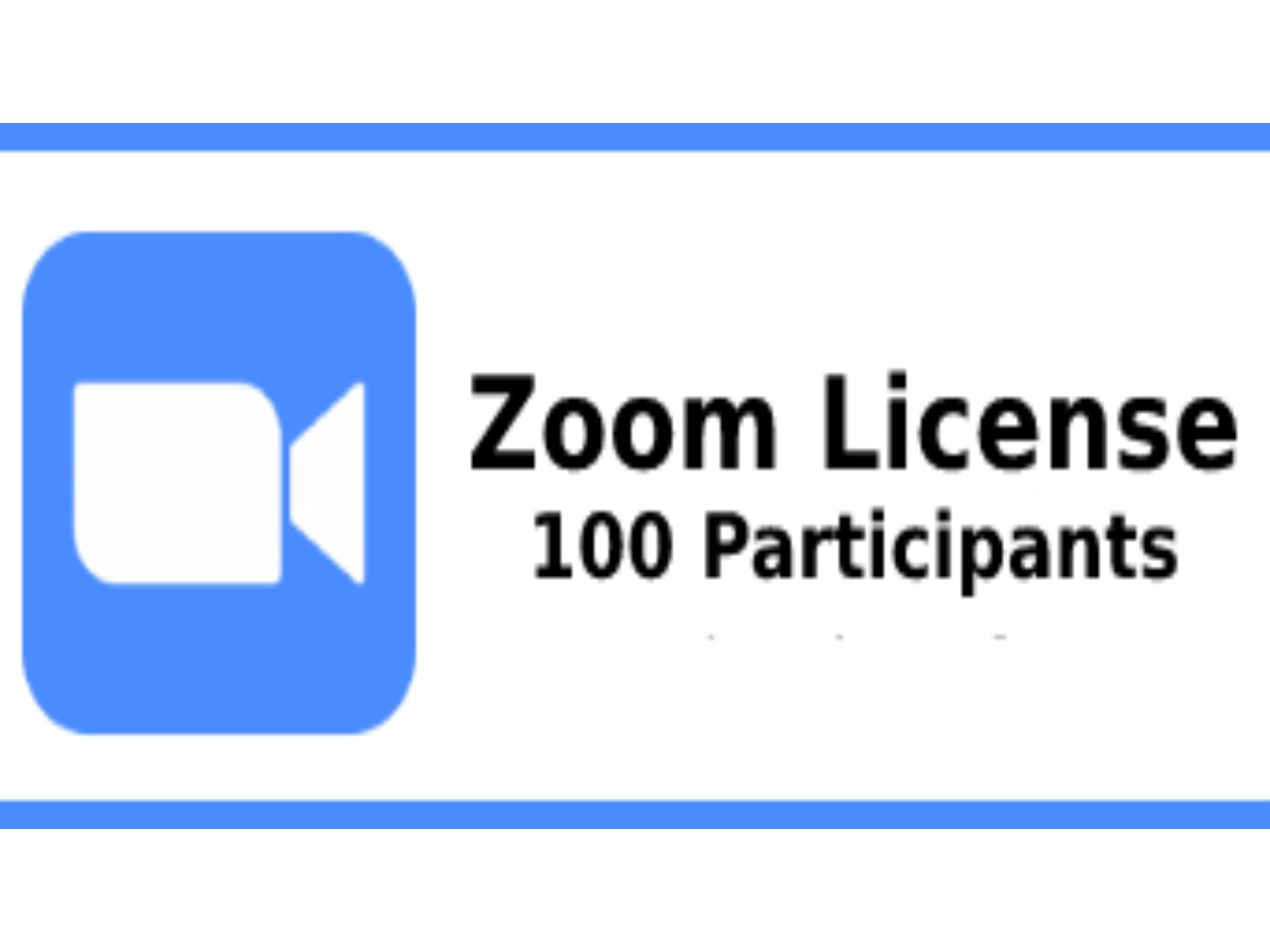Zoom License - 100 participants