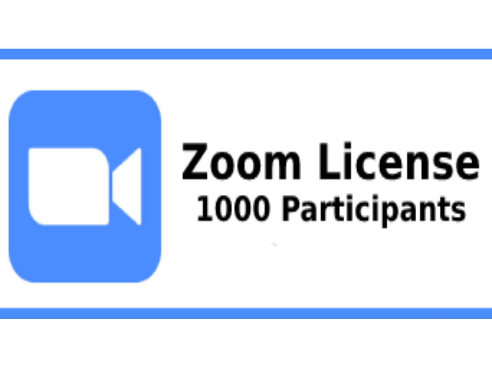 Zoom License - 1000 participants Webinar/Events