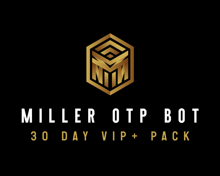 30 Day VIP+ Subscription for Miller OTP Bot