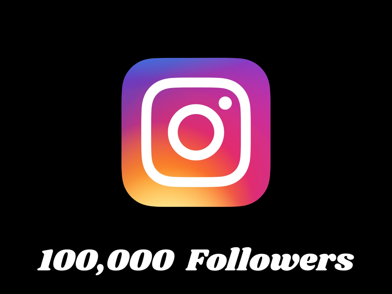 Instagram - 100,000 Followers