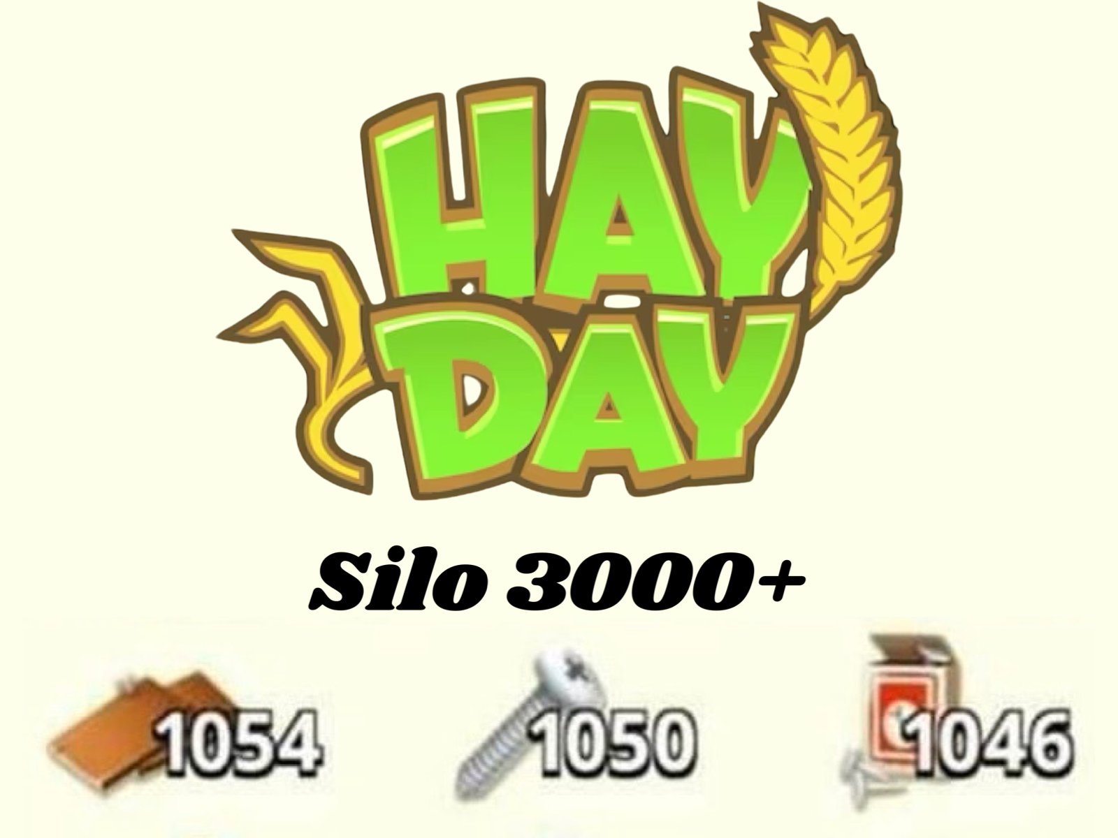 Hayday - 3000 Silo Upgrade Materials