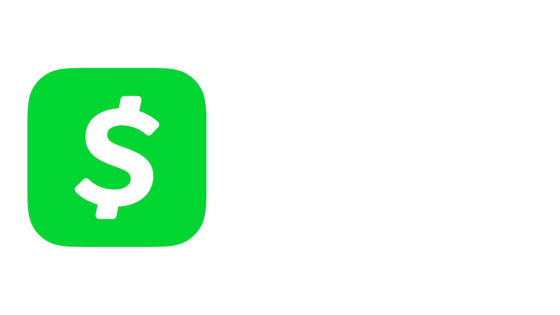 CashApp Payment Gateway without Email Forwarding/Access