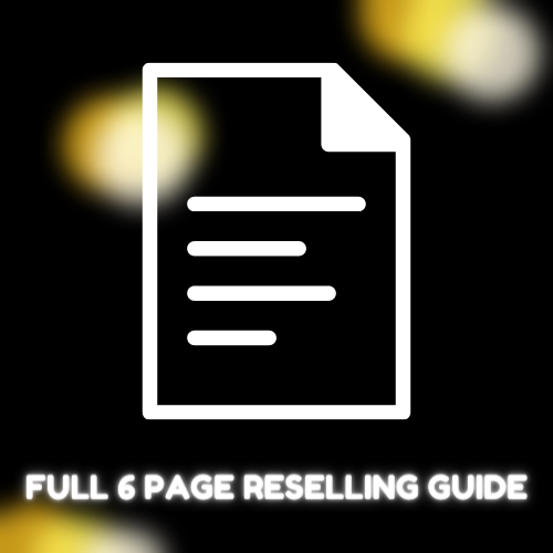 Full 6 Page Reselling Guide