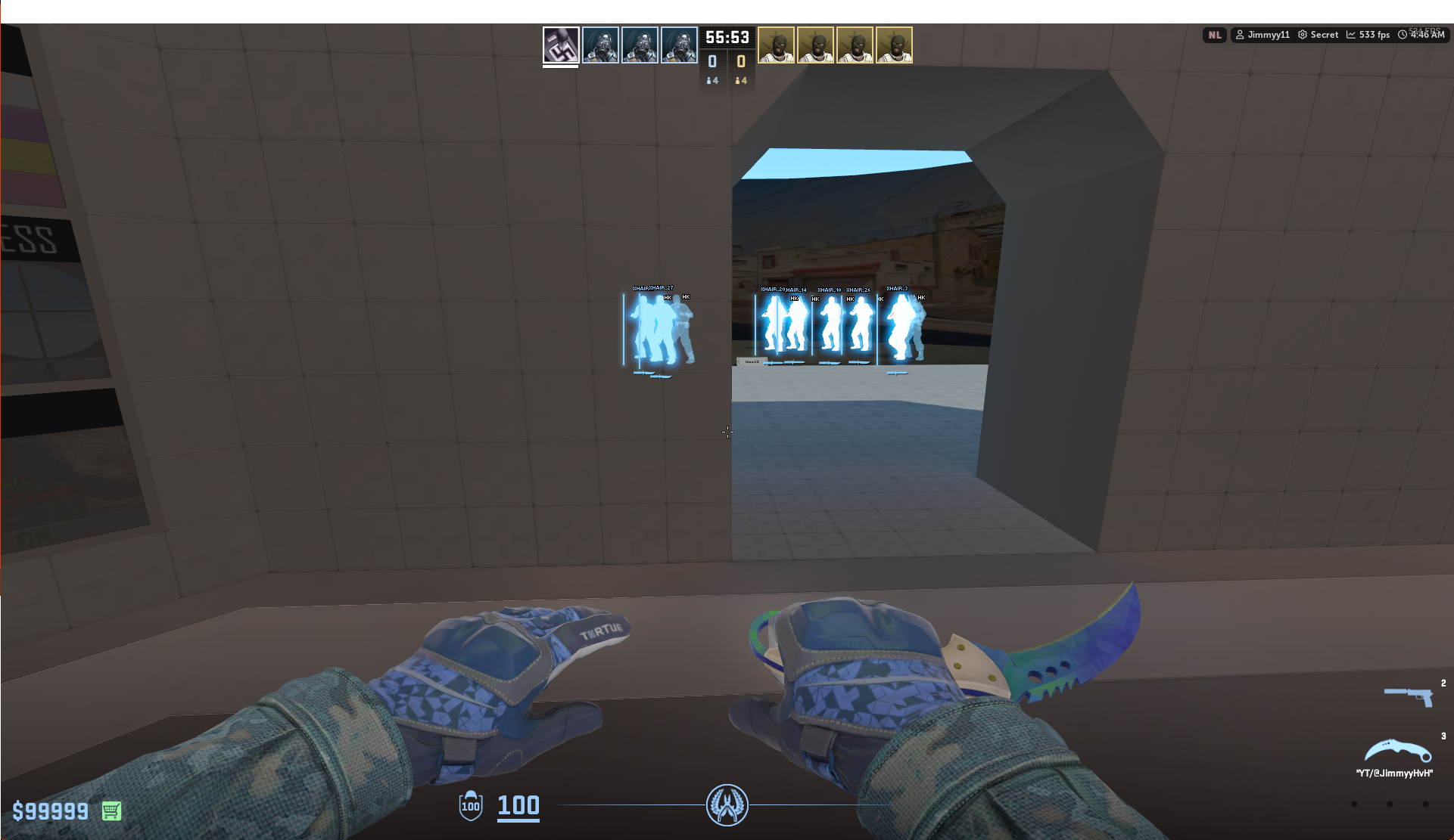 HvH / Rage (Blue) 420 Secret | Neverlose.cc