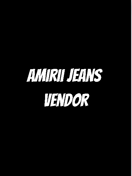 amiri jeans vendor