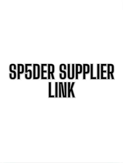 SP5DER SUPPLIER LINK