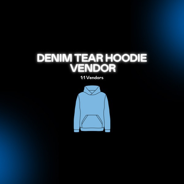 PASSING DENIM TEAR HOODIE VENDOR