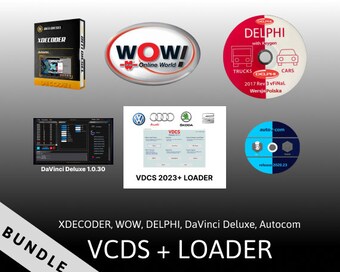 VCDS Full Version, Autocom 2024, Dephli 2024, BMW ISTA+, Wow Wurth, Odis S24 for just 15$!!! 