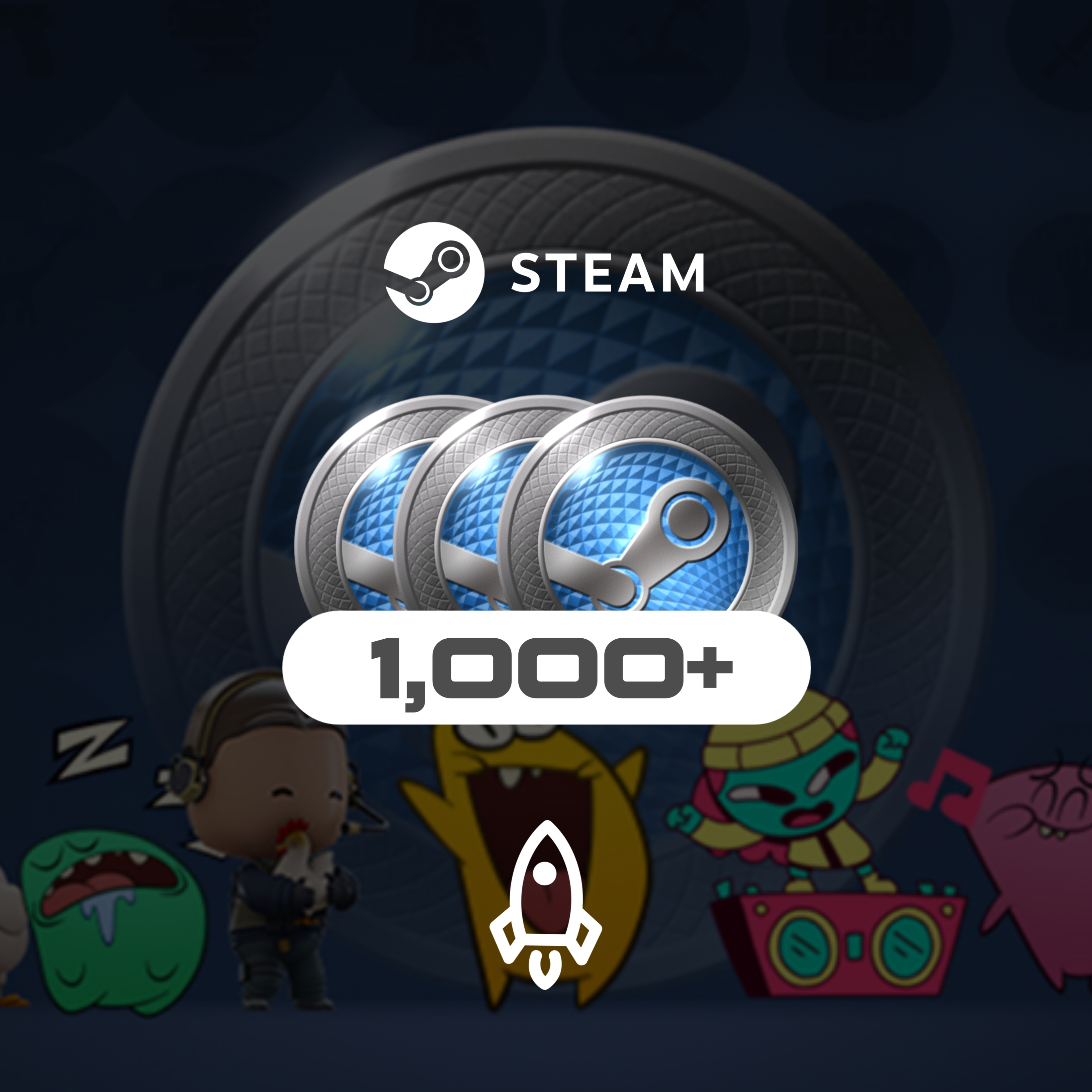 Steam Points (1K-200K)