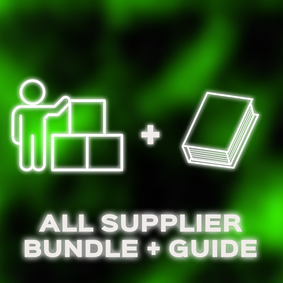 ALL SUPPLIERS + MORE PLUGS + RESELLING GUIDE