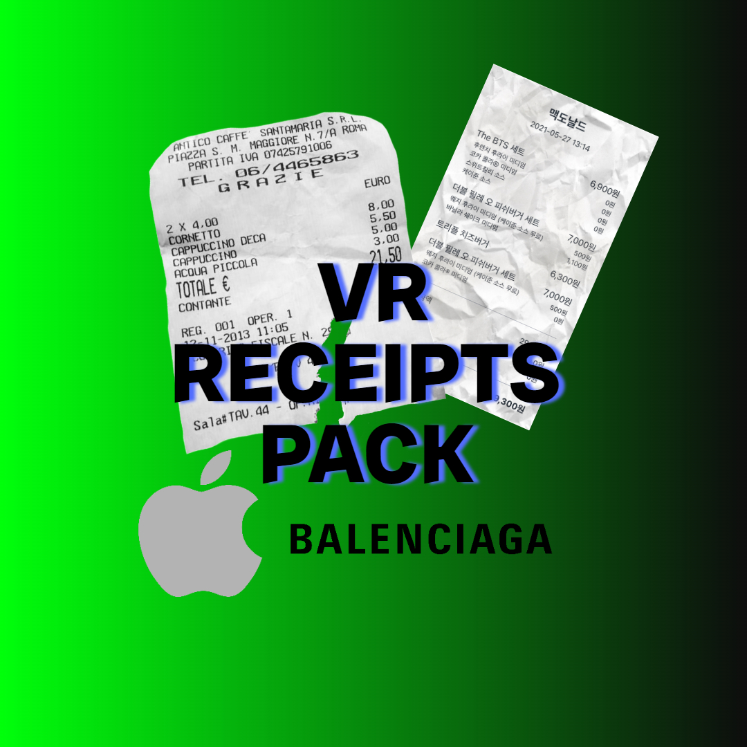 RECEIPTS PACK