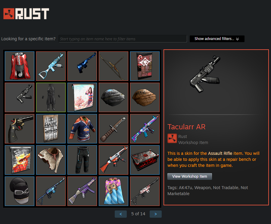 Rust Steam Skins Package