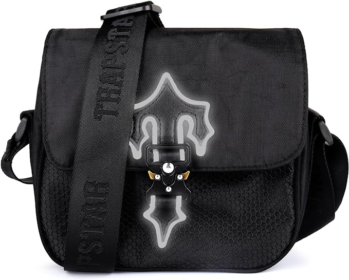 Bandolera Trapstar Negra Reflectante