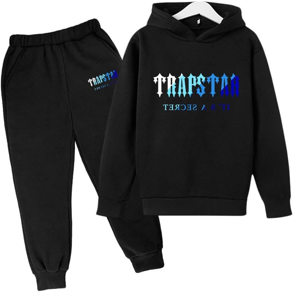 Conjunto Trapstar Negro (Azul)