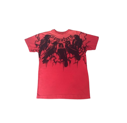 Afflctn x Semetary T-Shirt Red